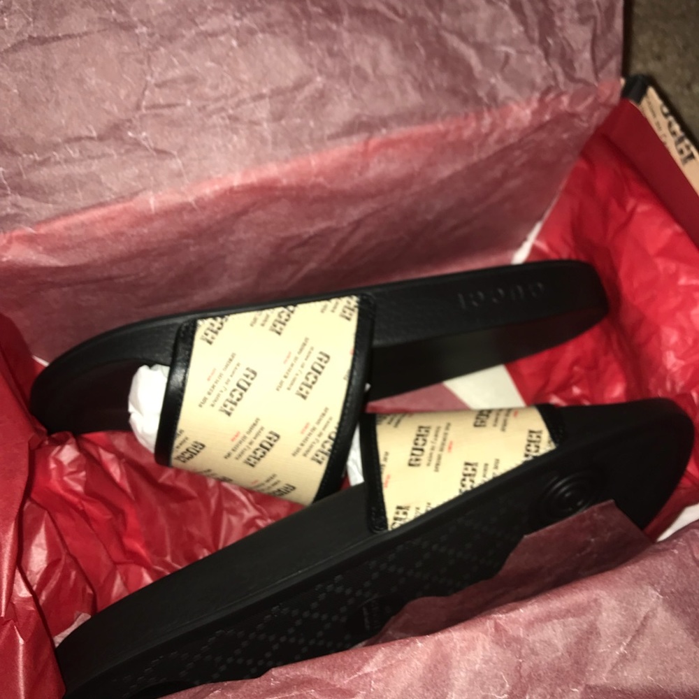 Gucci stamp print slides - Picture 6 of 8